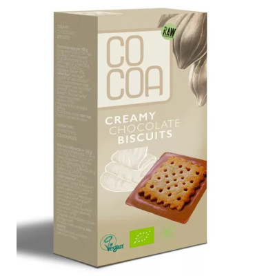 Cocoa - Herbatniki z kremową czekoladą BIO 95g