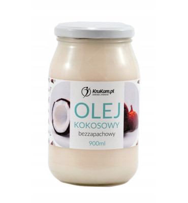 Krukam - Olej kokosowy bezzapachowy 900ml