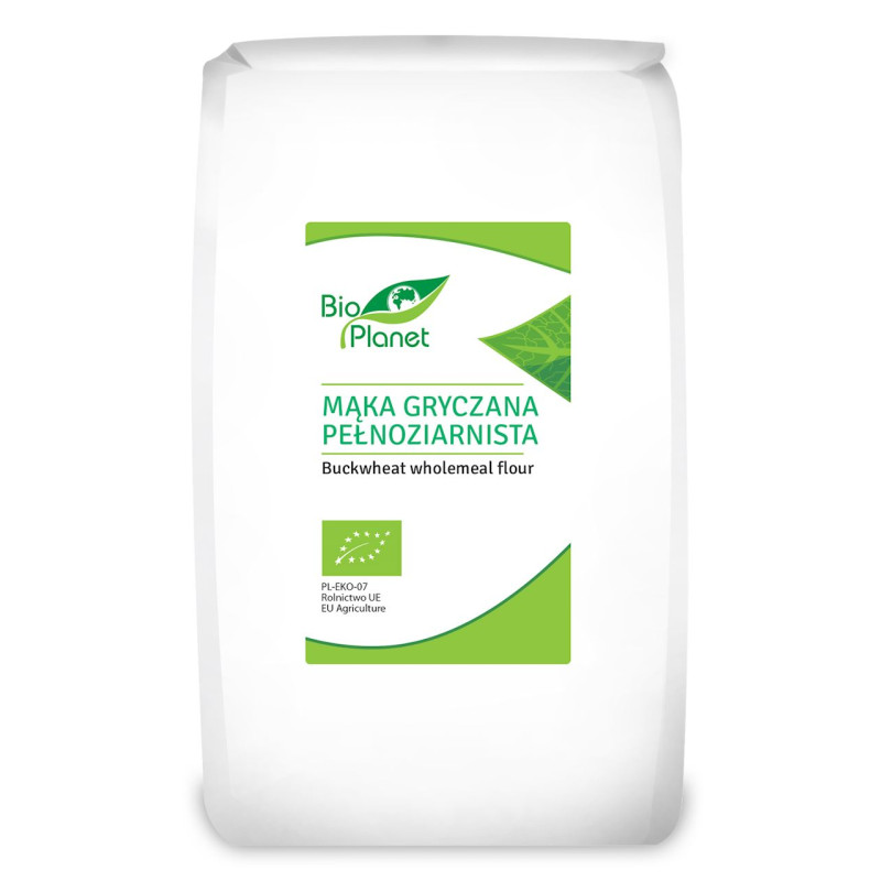 Bio Planet - Mąka gryczana pełnoziarnista BIO 1kg 