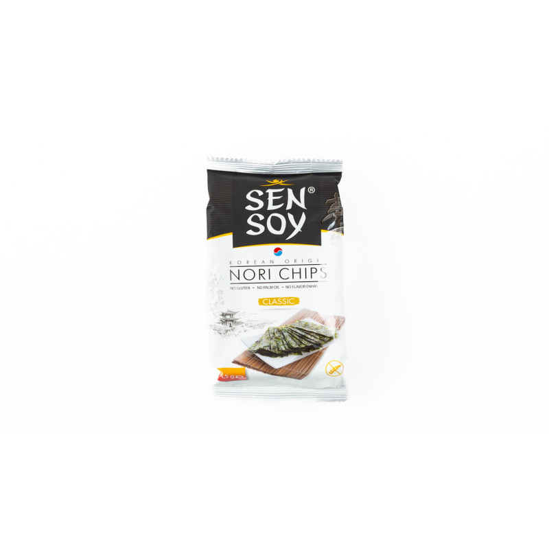 Sen Soy - Chipsy nori original z solą 4,5g