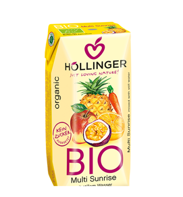 Hollinger - Nektar wieloowocowy z marchewką b/c BIO 200 ml