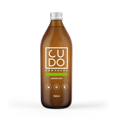 Cudo - Kombucha Lemon Hop 0,5l