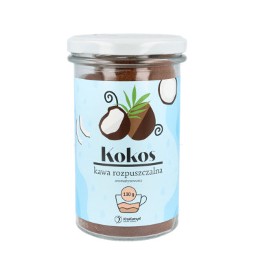 Krukam - Kawa rozpuszczalna kokosowa 130g