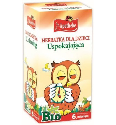 Apotheke - Herbatka dla dzieci - melisa, mięta, rumianek BIO (20x1,5g)