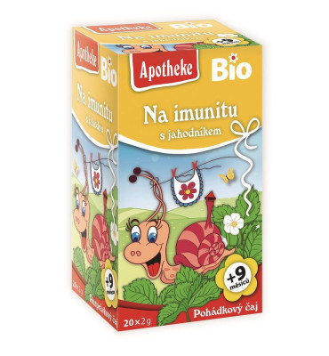 Apotheke- Herbatka dla dzieci truskawkowa - na odporność BIO (20x1,5g)