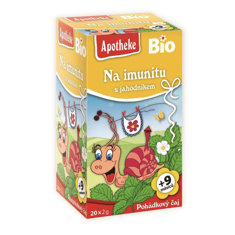 Apotheke- Herbatka dla dzieci truskawkowa - na odporność BIO (20x1,5g)