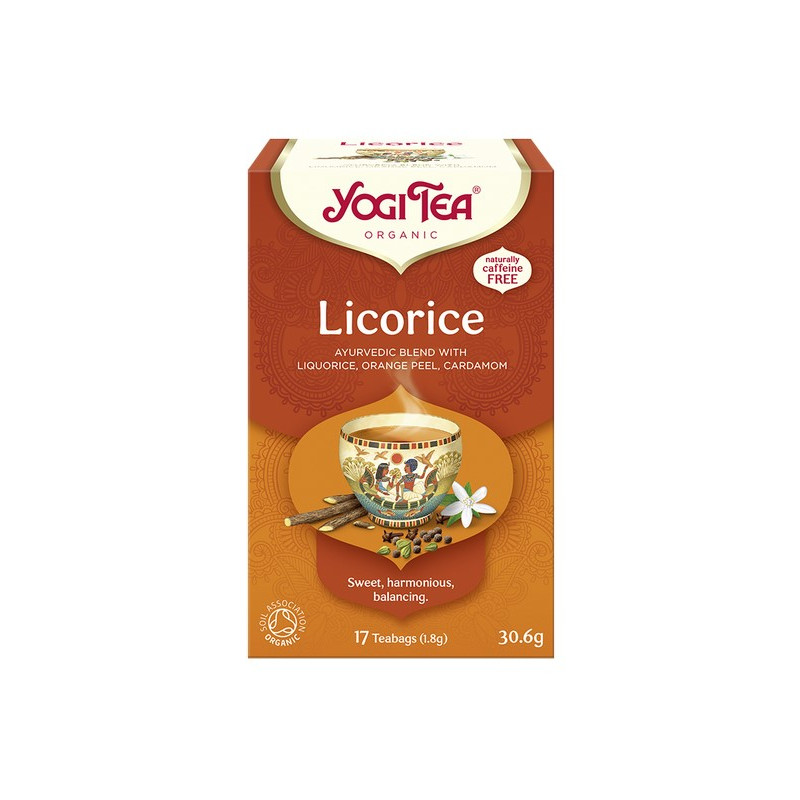 Yogi Tea - Herbata Licorice - lukrecja - BIO (17x1,8g)