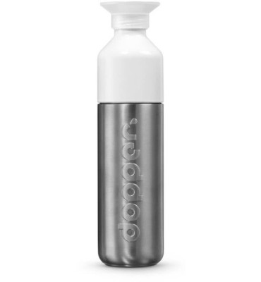 Dopper - Butelka do wody stalowo-biała 490ml