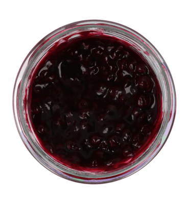 Krukam - Owoce w żelu -  jagody słodzone erytrytolem 500g