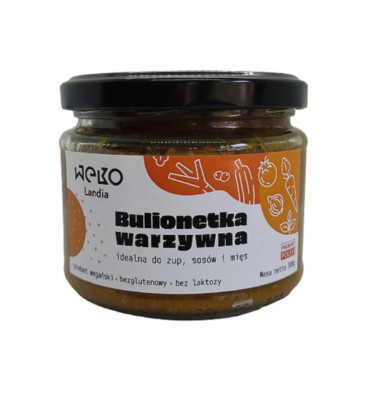 Wekolandia - Bulionetka warzywna b/g 280g