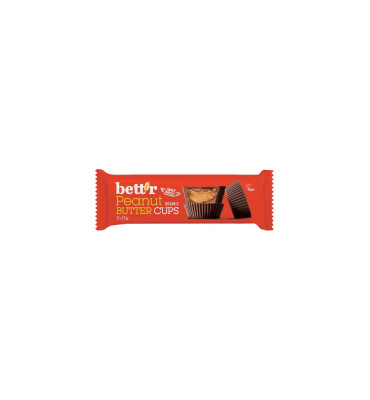 Bett'r - Babeczki z czekolady z nadzieniem z orzechów arachaidowych BIO 3x13g