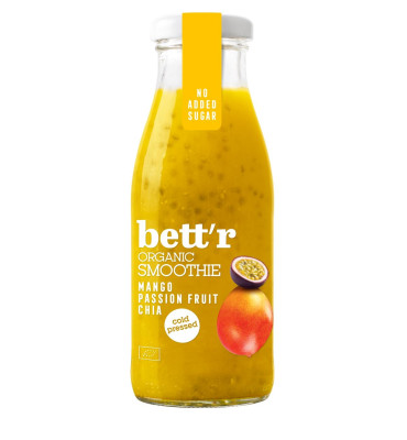Bett'r - Smoothie z mango, marakują i chia BIO 250ml