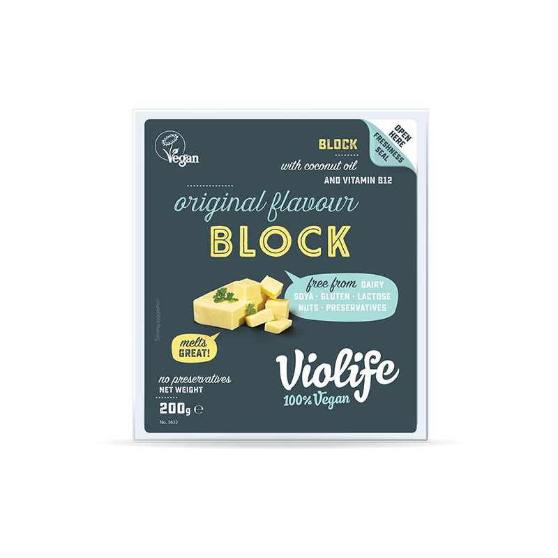 Violife - Ser wegański naturalny blok 200g