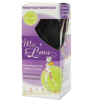 MeLuna - Kubeczek menstruacyjny rozmiar L - czarny