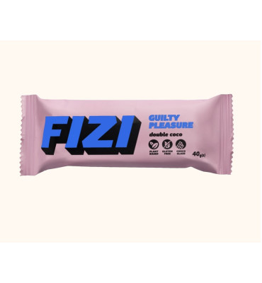 FIZI - Baton podwójny kokos w polewie czekoladowej 40g