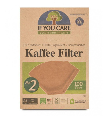 If You Care - Filtry do kawy kompostowalne 100 szt.