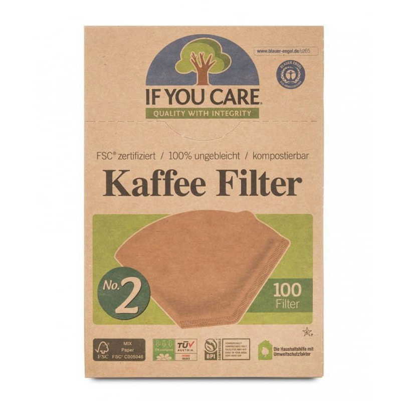If You Care - Filtry do kawy kompostowalne 100 szt.