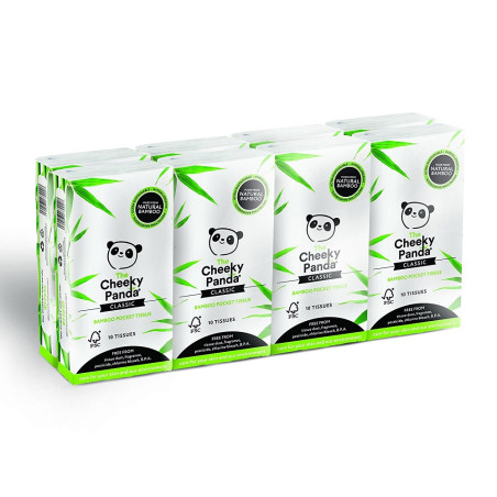 Cheeky Panda - Chusteczki bambusowe 8x10szt. 