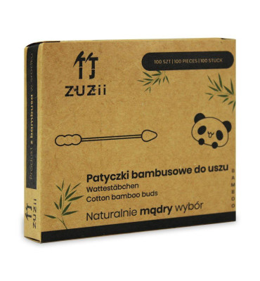 Zuzii - Patyczki higieniczne bambusowe 100szt.