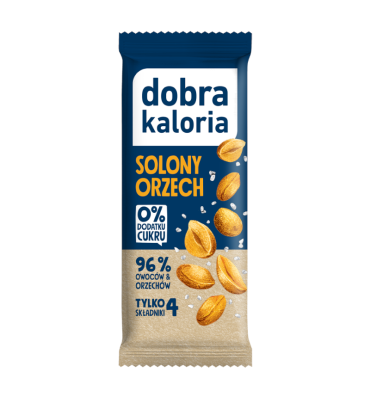 Dobra Kaloria - Baton daktylowy solony orzech 35g