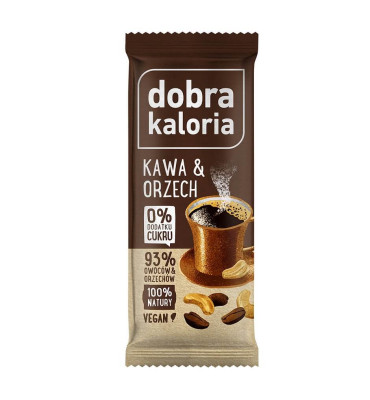 Dobre Kaloria - Baton daktylowy nerkowce-kawa 35g