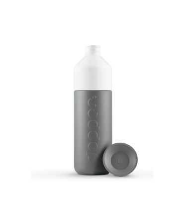 Dopper - Butelka termiczna - Szaro-biała 580ml