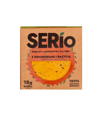 SERio - Wegański ser z pomidorami i bazylią 150g