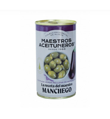 Maestro - Oliwki zielone z bakłażanem 350/150g
