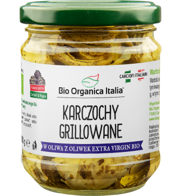 Bio Organica - Karczochy grillowane w oleju BIO 190g