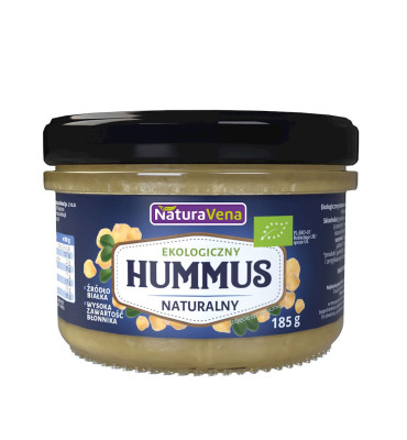 Naturavena - Hummus naturalny BIO 185g
