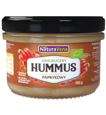 Naturavena - Hummus z papryką BIO 185g