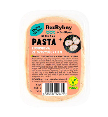 Bezmięsny - Bezrybna pasta łososiowa 125g