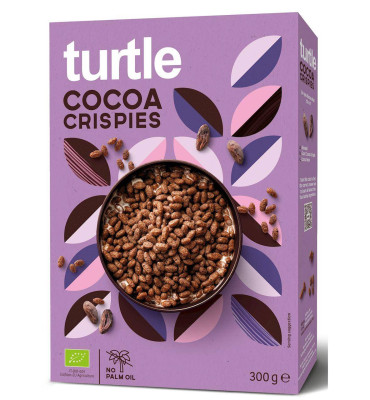 Turtle - Płatki ryżowe kakaowe BIO 300g