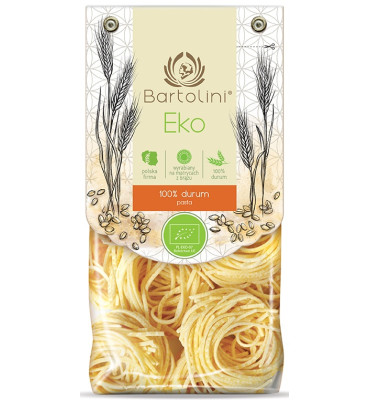 Bartolini - Makaron semolinowy gniazda spaghetti a'la chitarra BIO 250g