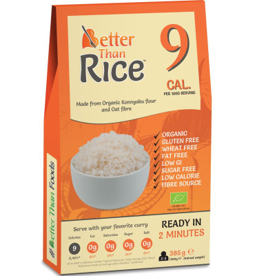 Better Than Foods - Makaron konjac a'la ryż b/g BIO 385g