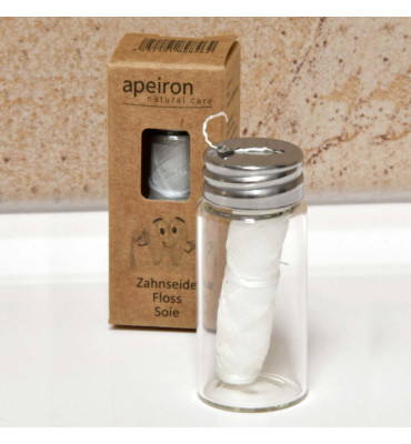 Apeiron - Nić dentystyczna z PLA na bazie kukurydzy, miętowa 30m