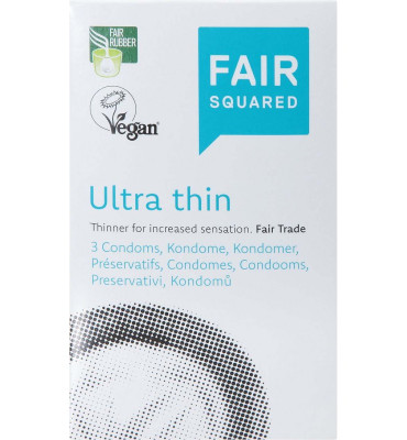 FairSquared - Prezerwatywy ultra-thin 3 szt.