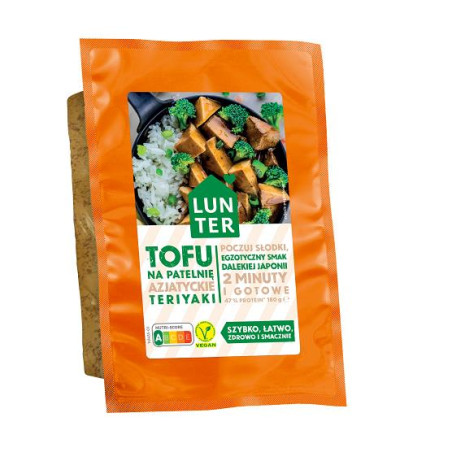 Lunter - Tofu na patelnię azjatyckie teriyaki 180g