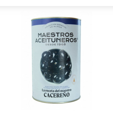 Maestro - Oliwki czarne bez pestki 320/150g