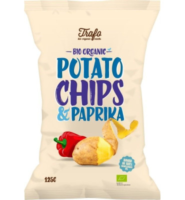 Trafo - Chipsy ziemniaczane paprykowe BIO 125g