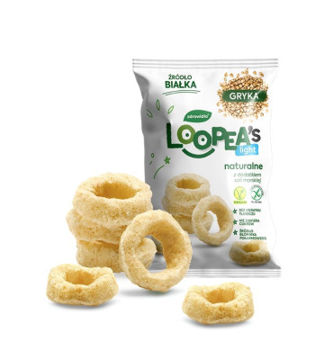 Loopea's - Chrupki z gryki z solą morską 42g
