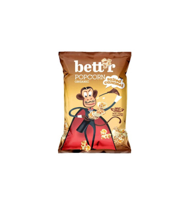 Bett'r - Popcorn słony karmel BIO 60g