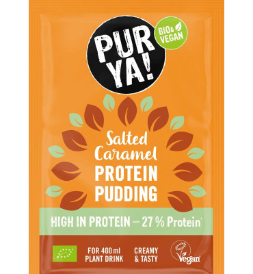 Pur Ya! - Budyń proteinowy o smaku słonego karmelu BIO 45g