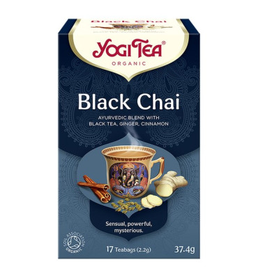 Yogi Tea - Herbata Black Chai - czarny czaj - BIO (17x2,2g)