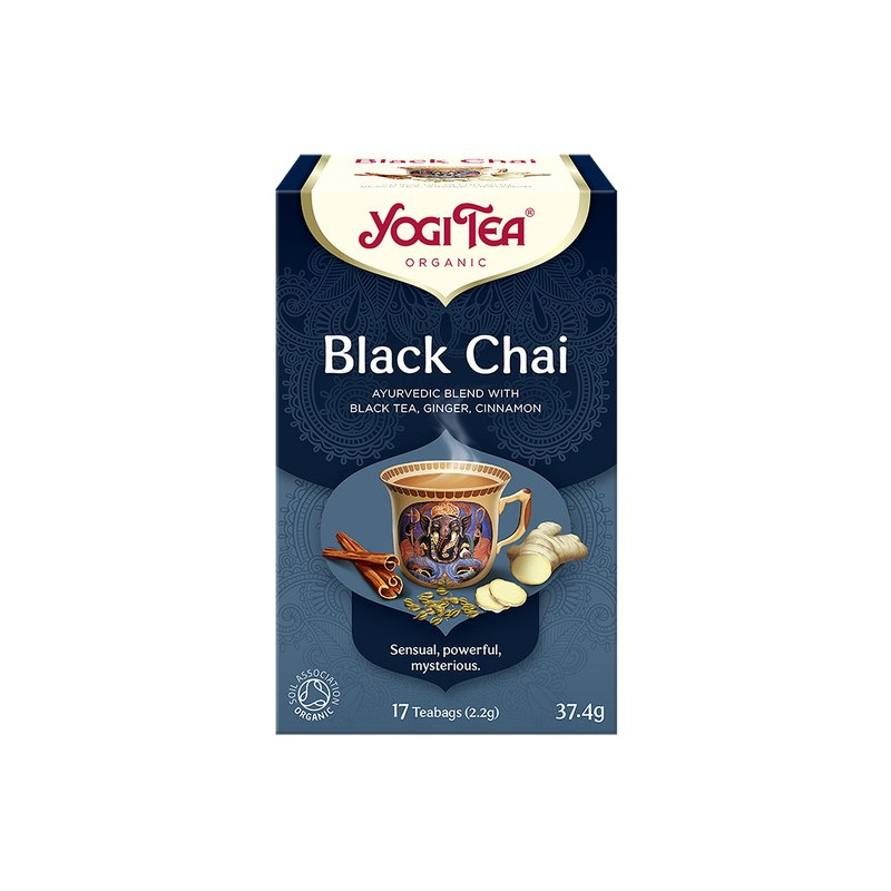 Yogi Tea - Herbata Black Chai - czarny czaj - BIO (17x2,2g)
