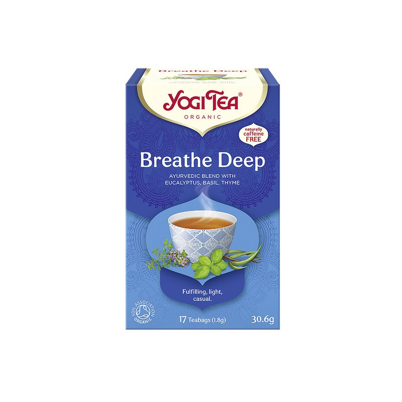 Yogi Tea - Herbata Breathe deep - swobodny oddech - BIO (17x1,8g)