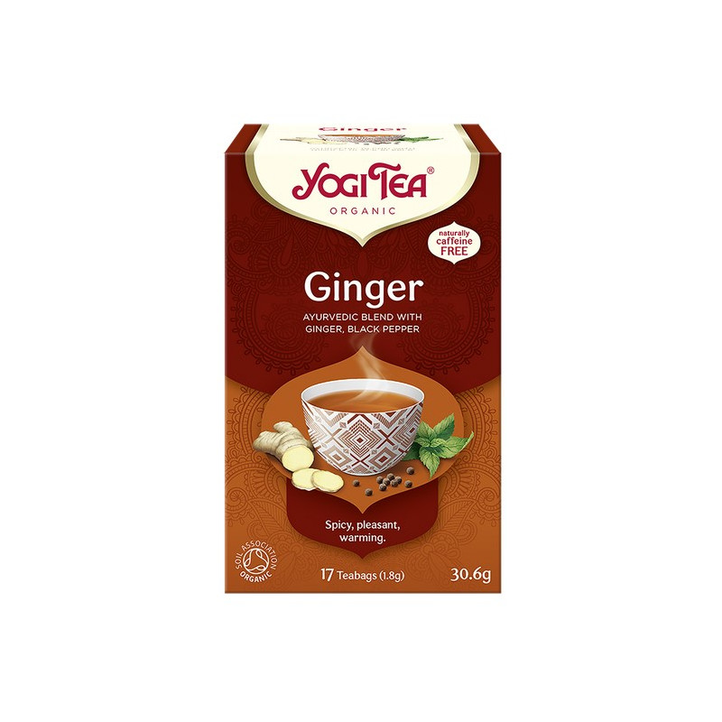 Yogi Tea - Herbata Ginger - imbirowa - BIO (17x1,8g)