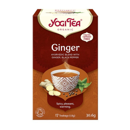 Yogi Tea - Herbata Ginger - imbirowa - BIO (17x1,8g)