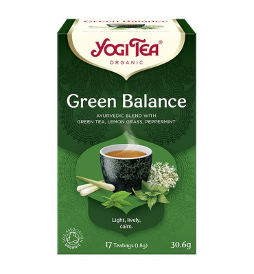 Yogi Tea - Herbata Green Balance - zielona harmonia - BIO (17x1,8g)