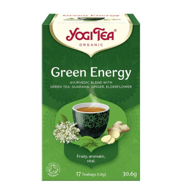 Yogi Tea - Herbata Green Energy - zielona energia - BIO (17x1,8g)